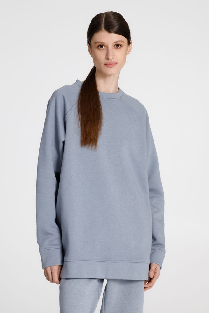 Свитшот унисекс S1, серый, размер M/L