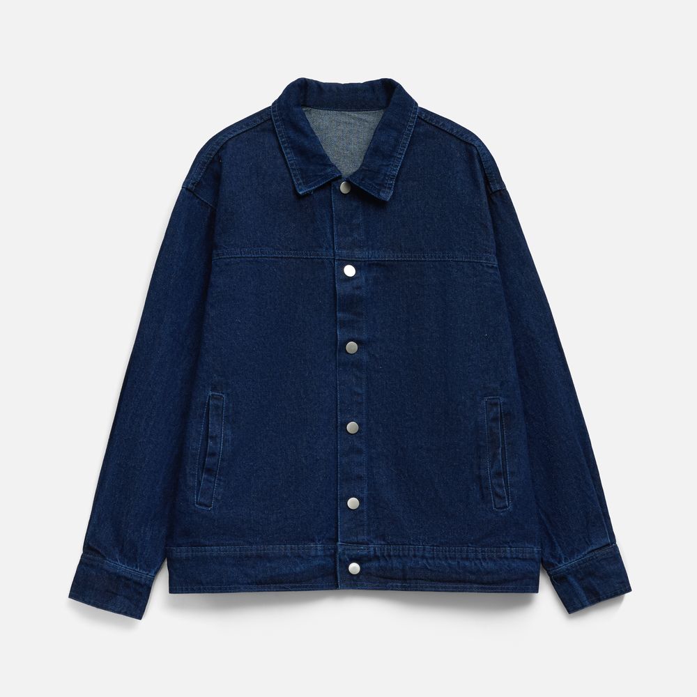 Куртка джинсовая O1, темно-синяя, размер 3XL/4XL