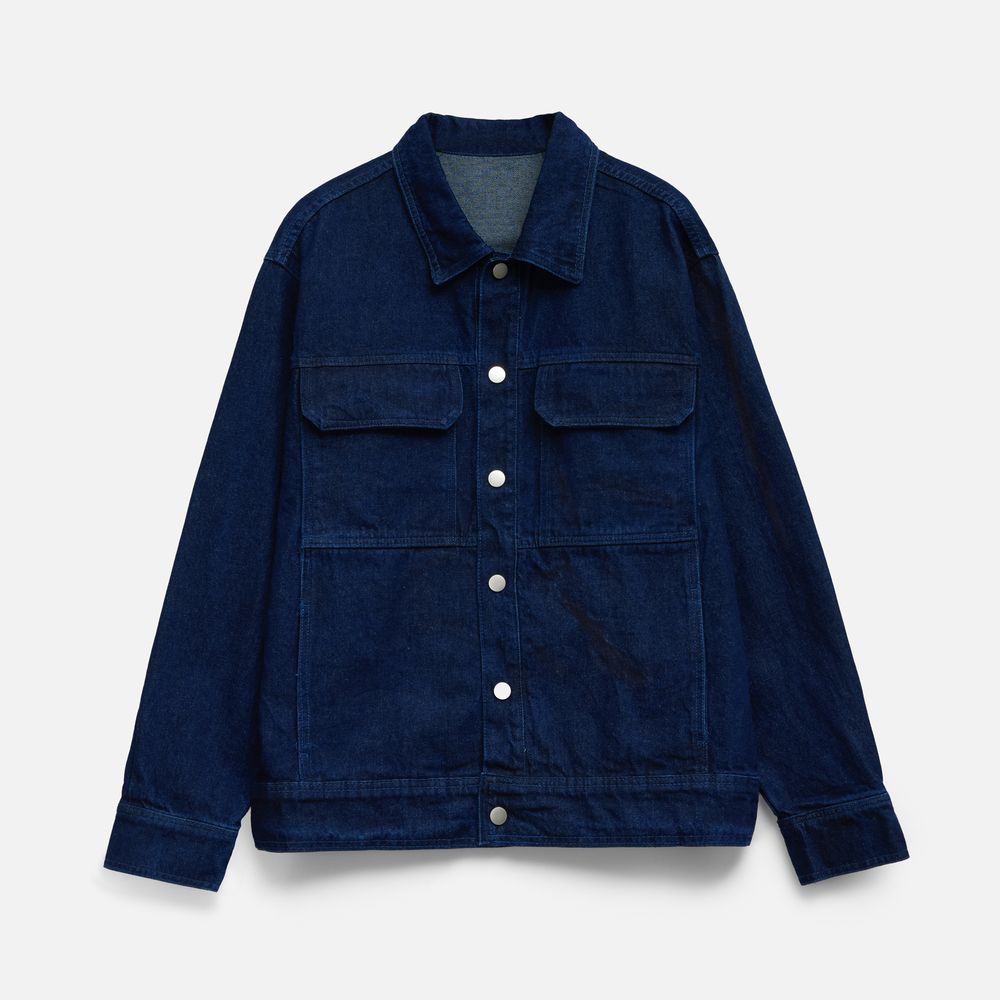 Куртка джинсовая O2, темно-синяя