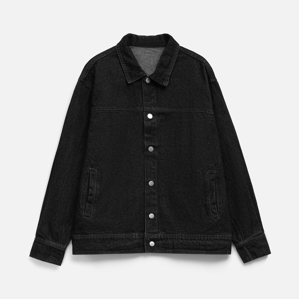 Куртка джинсовая O1, черная, размер XL/XXL