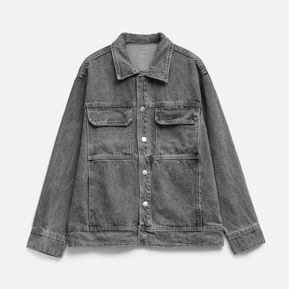 Куртка джинсовая O2, серая, размер XL/XXL