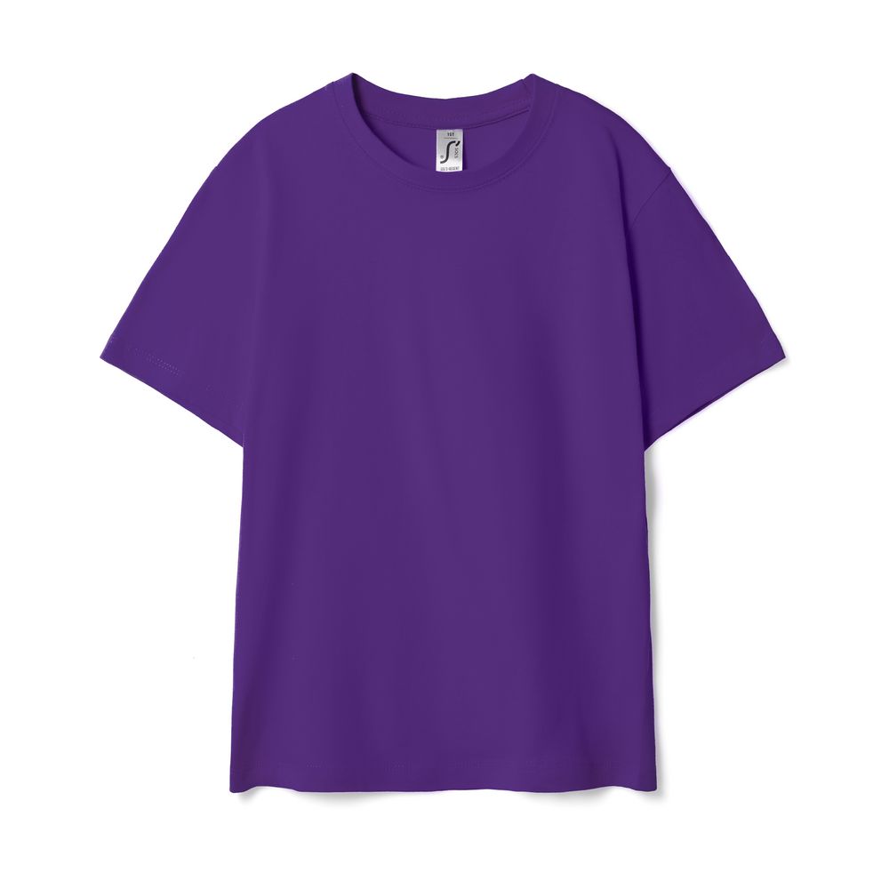 Футболка детская Regent Kids 150 фиолетовая, на рост 118-128 см (8 лет)
