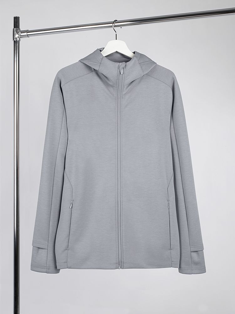 Куртка с капюшоном унисекс Begi, серая, размер XL