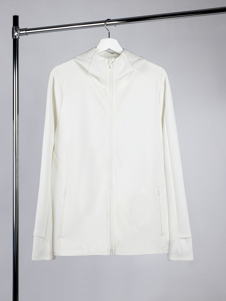 Куртка с капюшоном унисекс Begi, молочно-белая, размер L