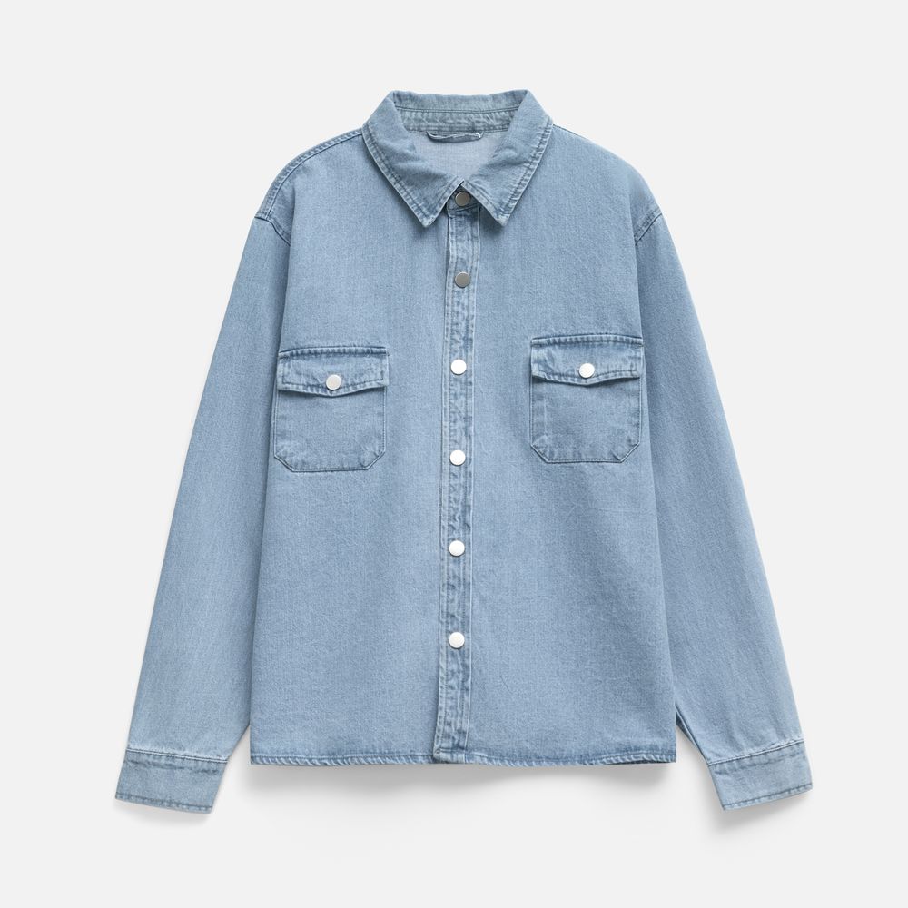 Куртка джинсовая O3, голубая, размер XL/XXL