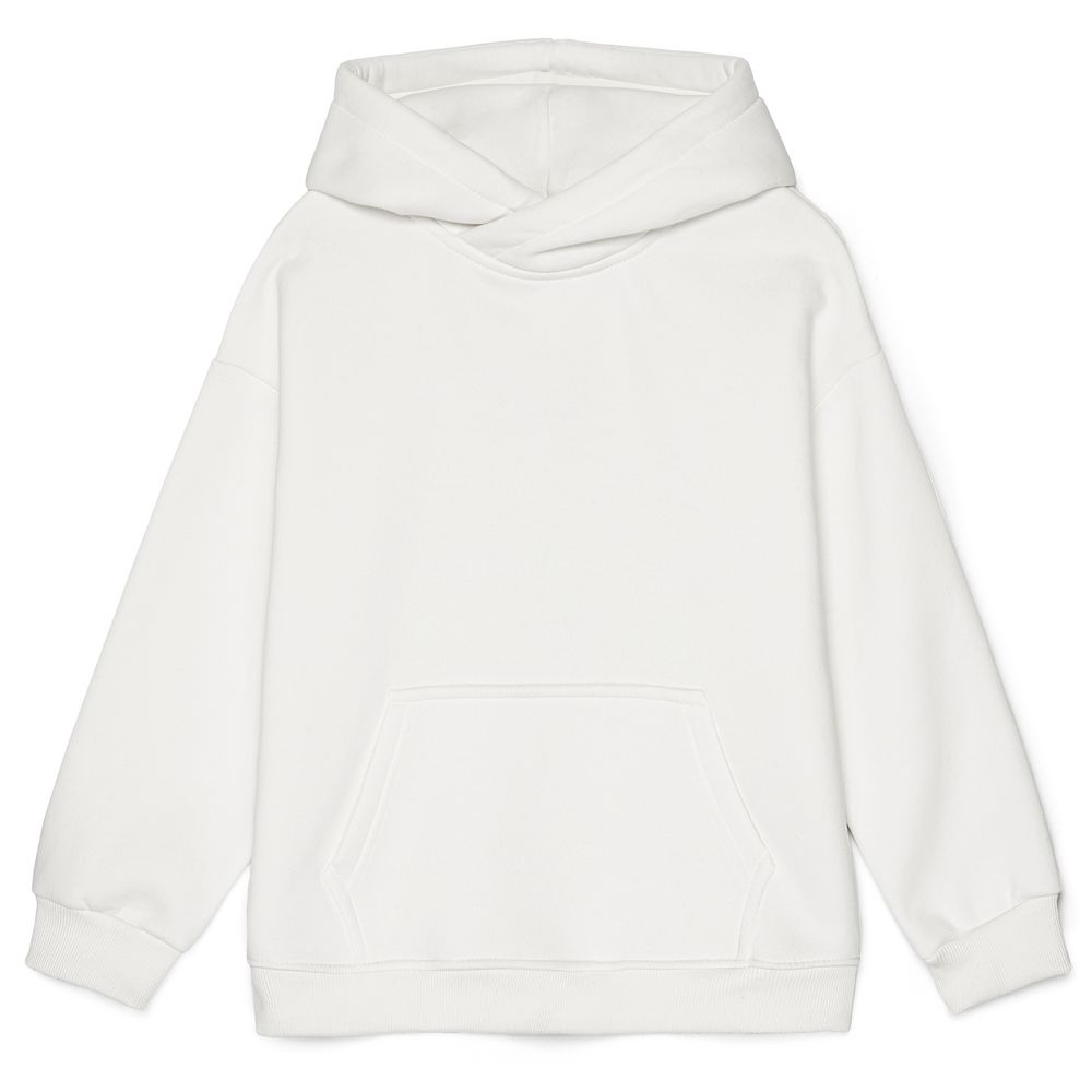 Худи детское оверсайз Junipero, молочное, 10 лет
