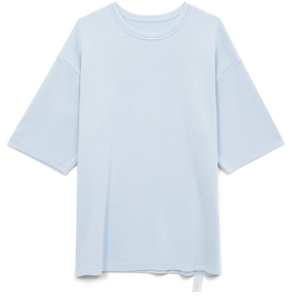 Джемпер с коротким рукавом Siluetti Volumica, светло-голубой, размер M/L