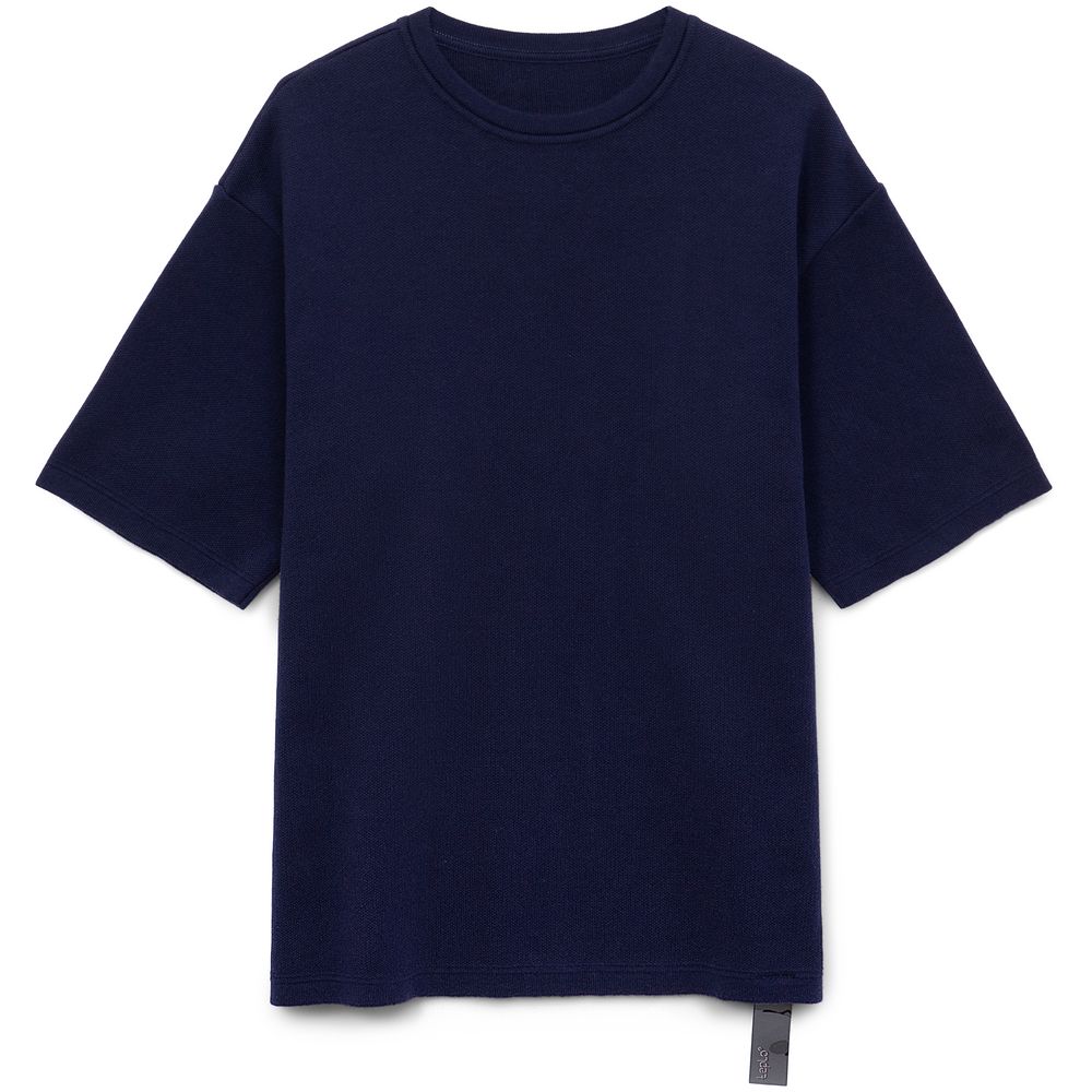 Джемпер с коротким рукавом Siluetti Volumica, темно-синий, размер M/L