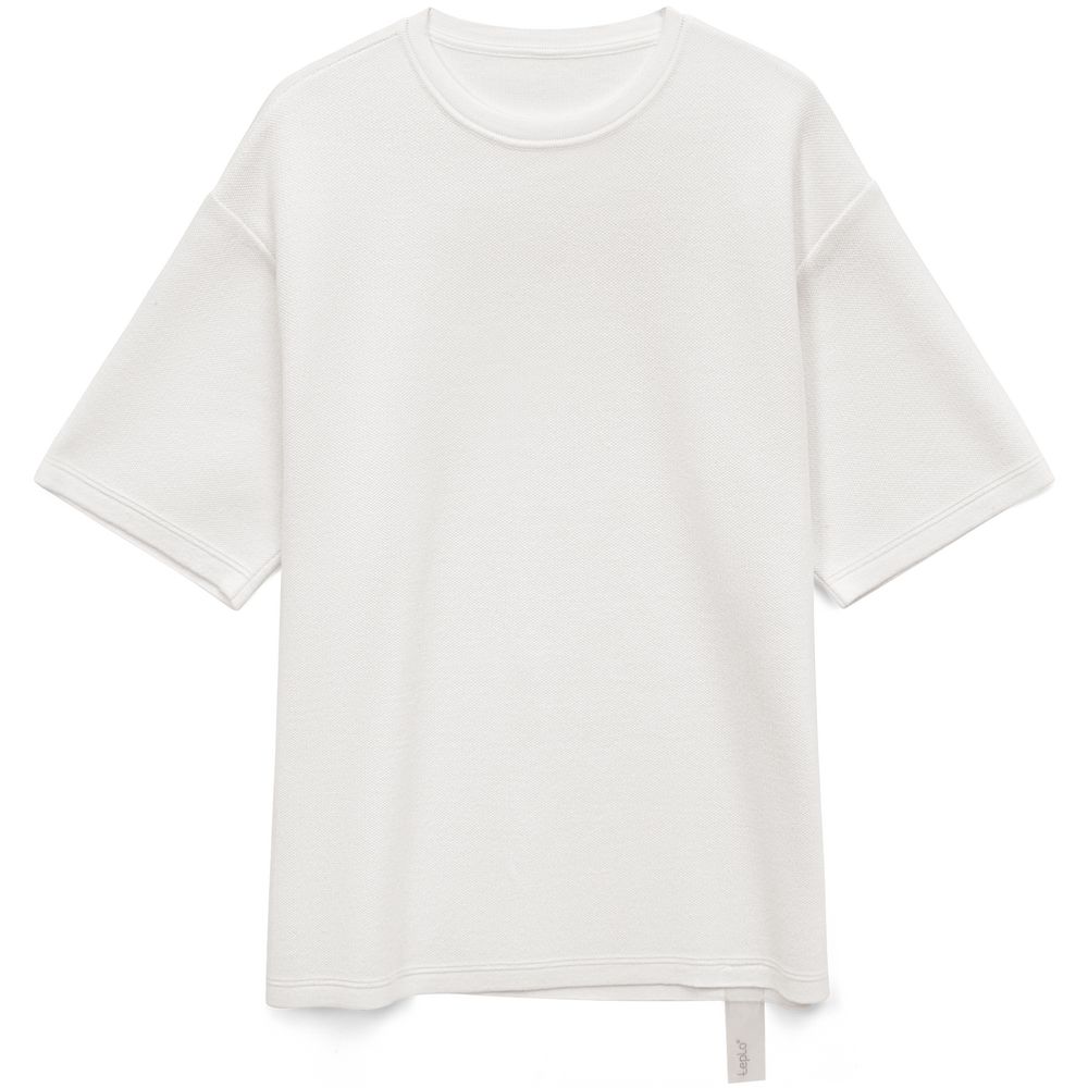 Джемпер с коротким рукавом Siluetti Volumica, молочно-белый, размер M/L