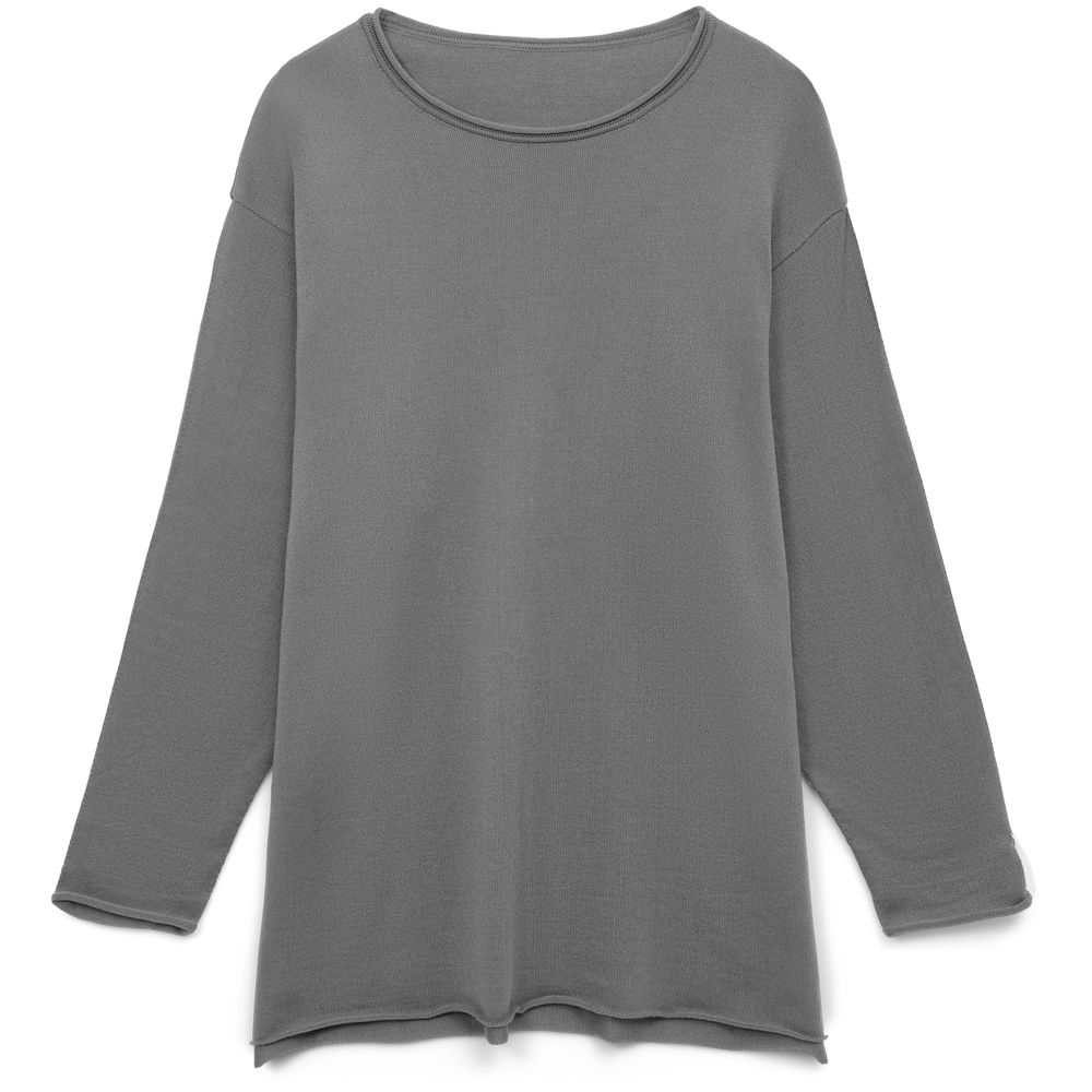 Лонгслив унисекс Siluetti Fuori, серый, размер L/XL