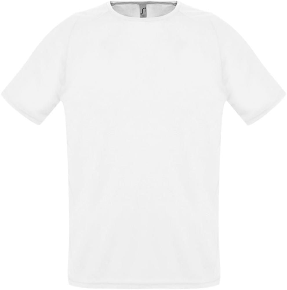 Футболка унисекс Sporty 140 белая, размер M