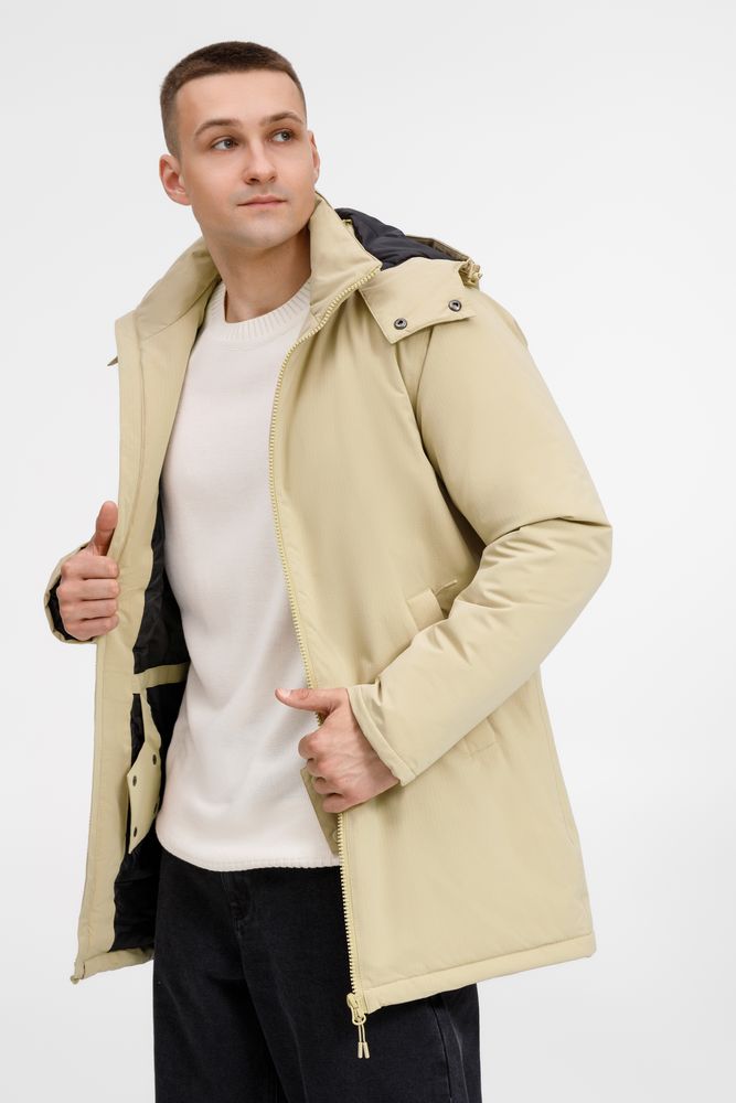 Куртка-парка унисекс Sfera, бежевая, размер XL