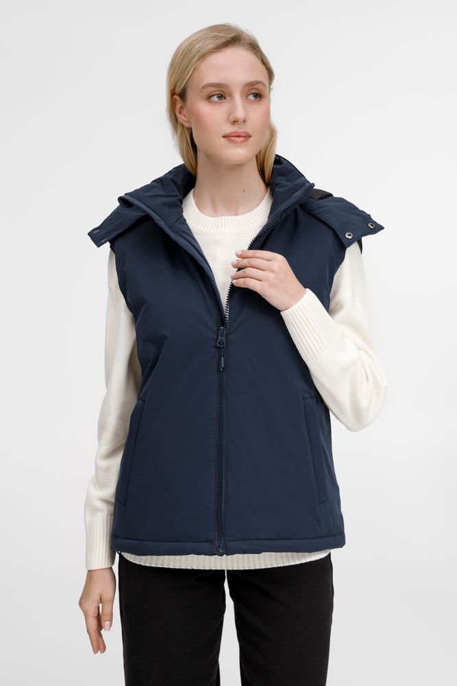 Жилет унисекс Sfera, темно-синий, размер M