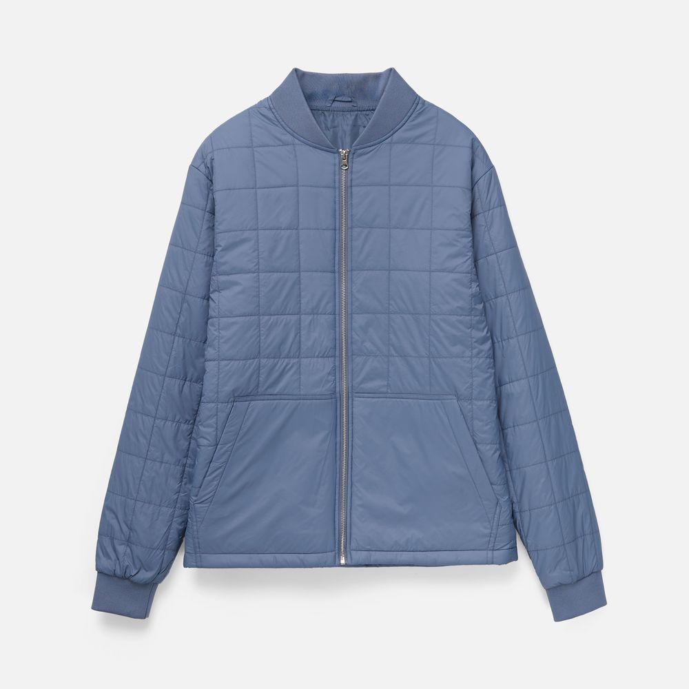 Куртка унисекс Warmbridge, синяя (джинс), размер XL