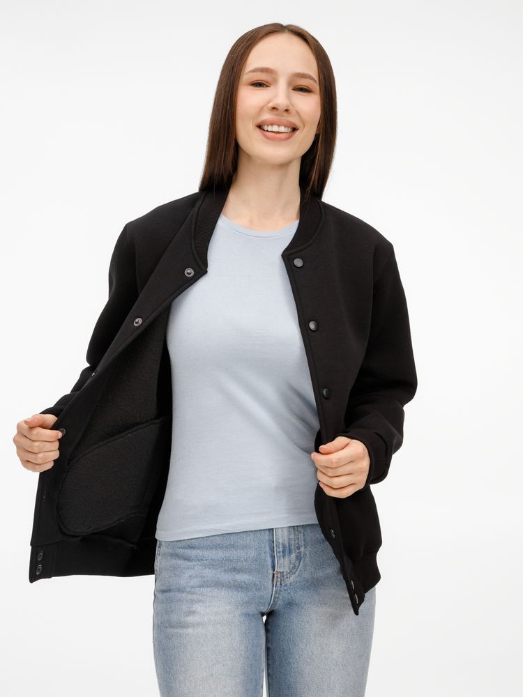 Бомбер унисекс AtmosWear, черный, размер XL