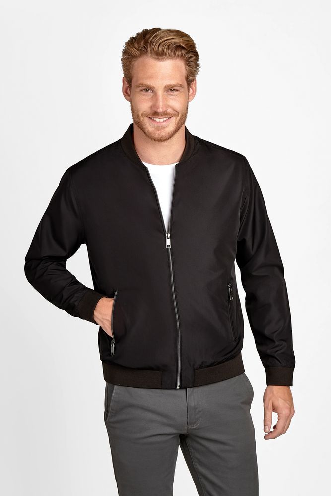 Куртка унисекс Roscoe черная, размер S