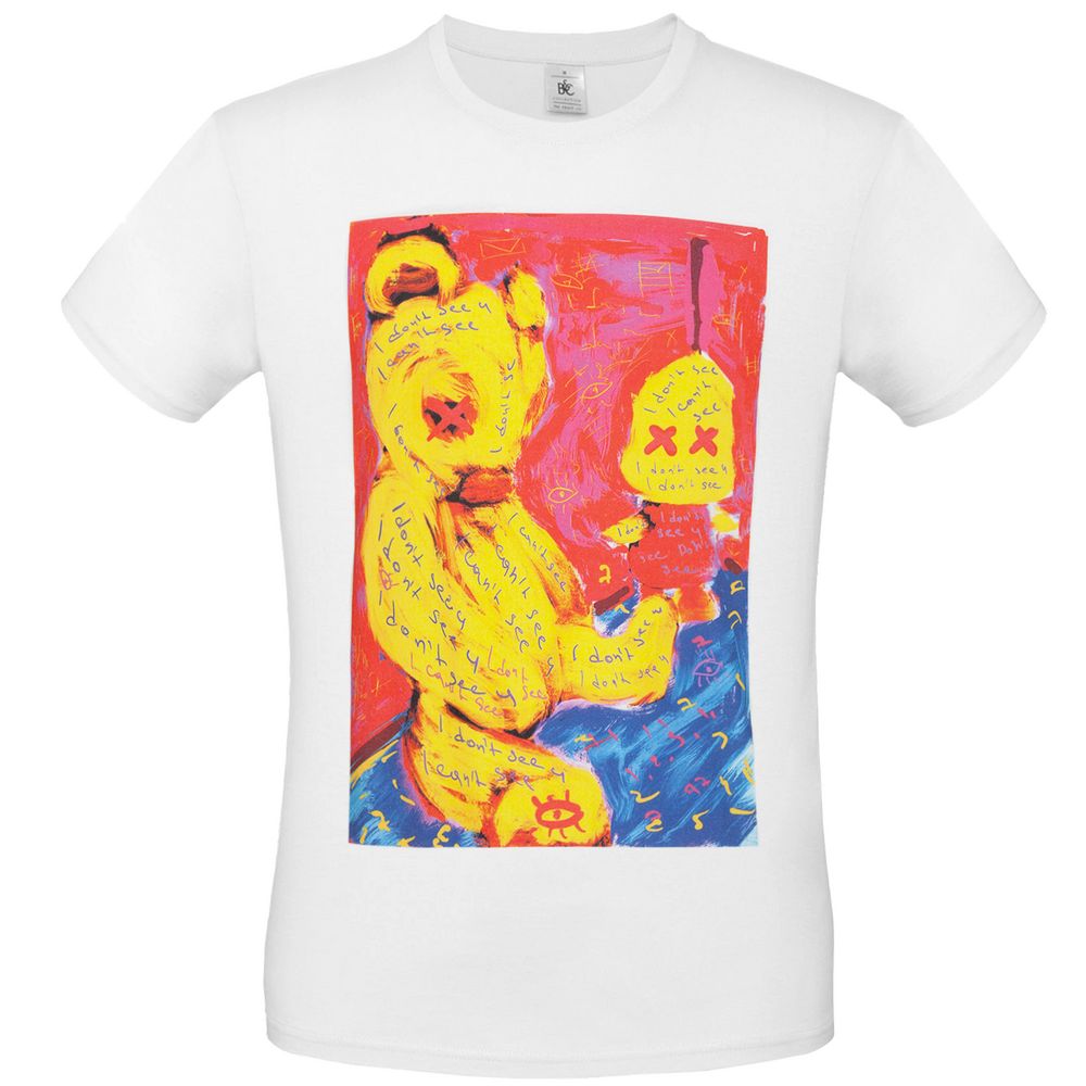 Футболка I Don't See You, белая, размер M