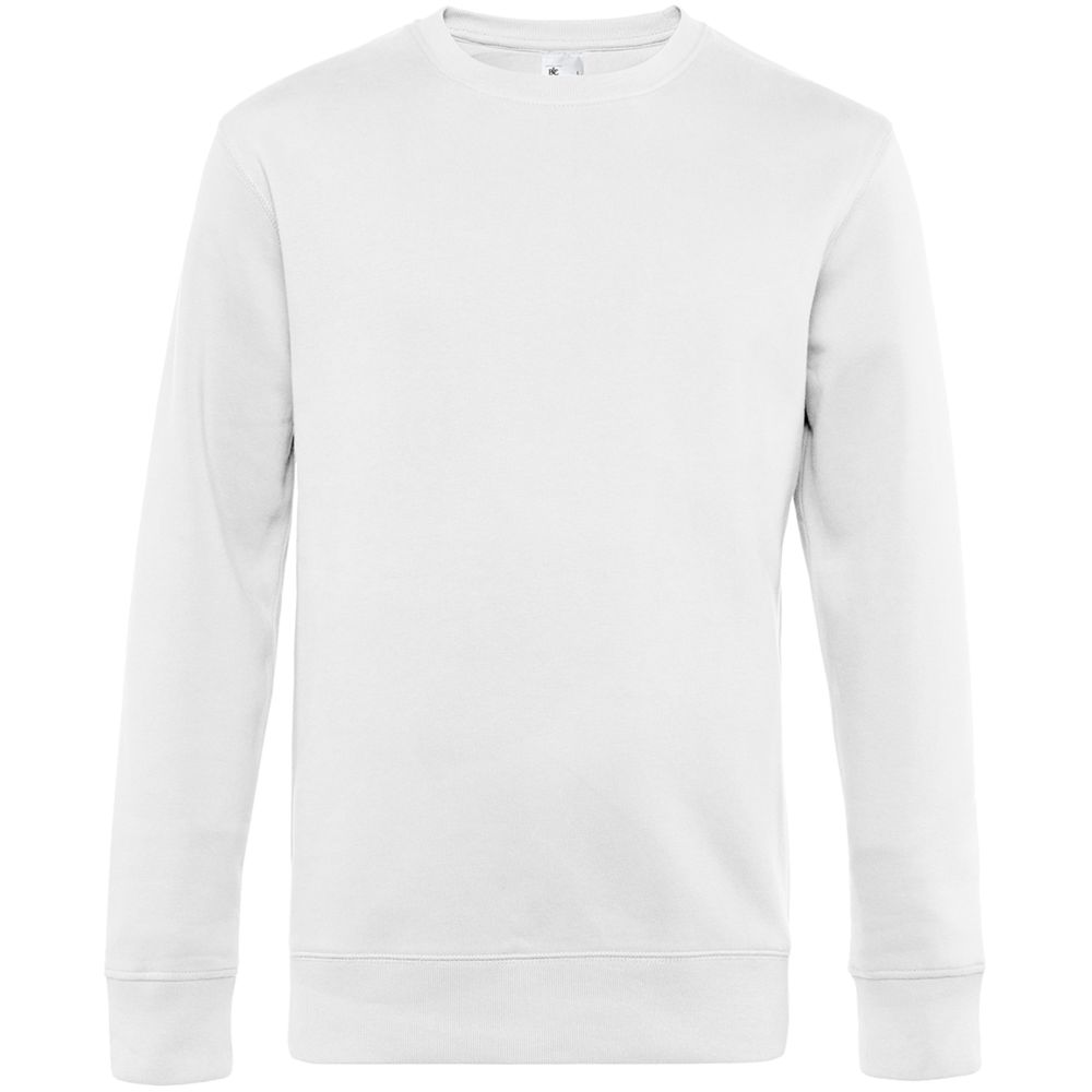 Свитшот унисекс King, белый, размер XXL