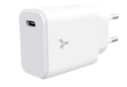 Адаптер сетевой ACCESSTYLE QUARTZ 20 WT, белый (#FFFFFF;, 80.9 х 40.1 х 26мм)