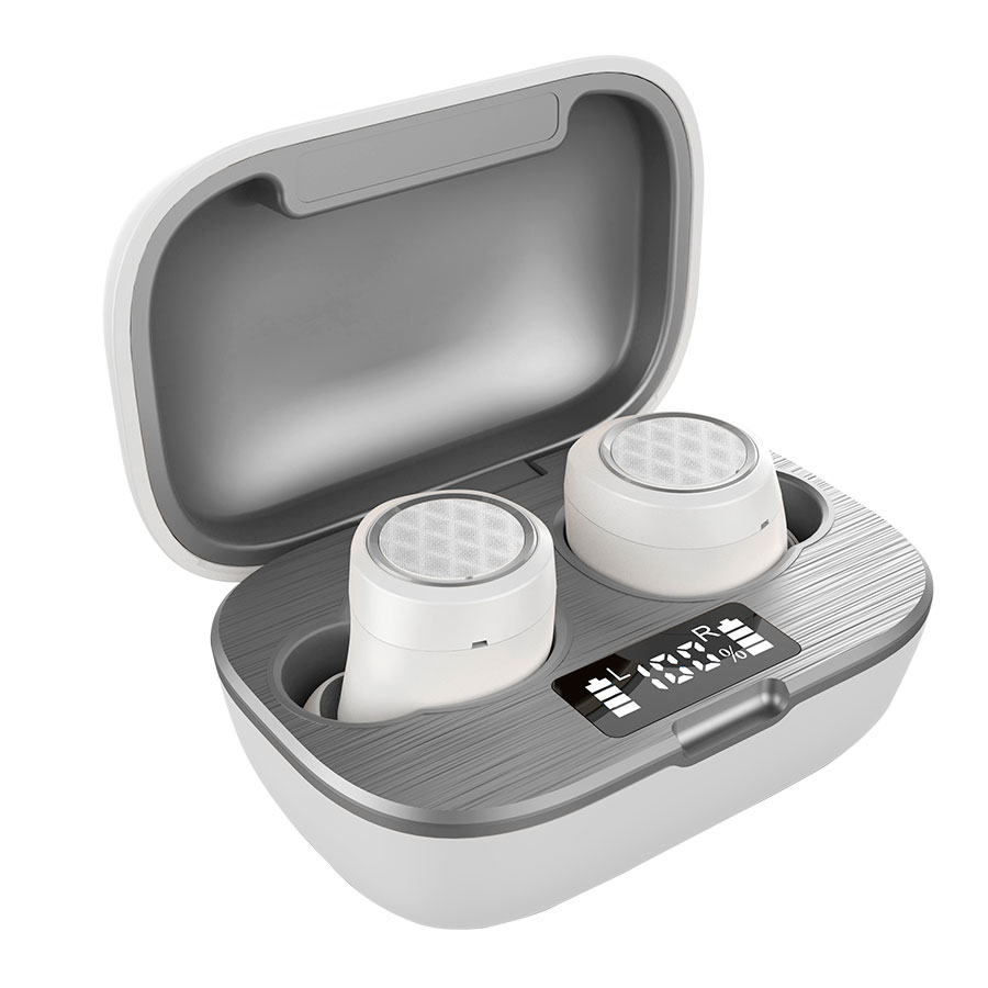 Беспроводные наушники Accesstyle SAFFRON TWS, белый (#FFFFFF;, 69 х 47 х 34.2 мм)