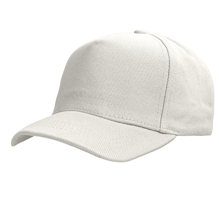 Бейсболка BOSTON, 5 клиньев, металлическая застежка (#FFFFFF;, 58,5 см)