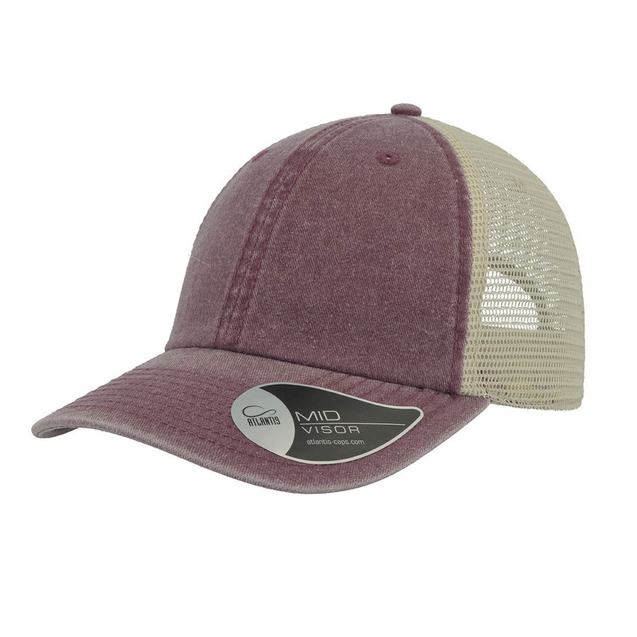 Бейсболка CASE, 6 клиньев, застежка на липучке (#92000A;, 58.0 см)