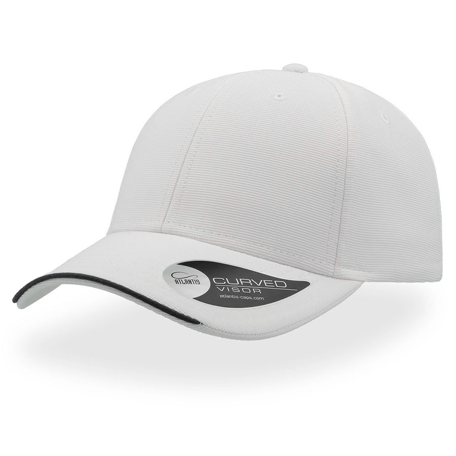 Бейсболка ESTORIL, 6 клиньев, застежка на липучке (#FFFFFF;, 58,5 см)