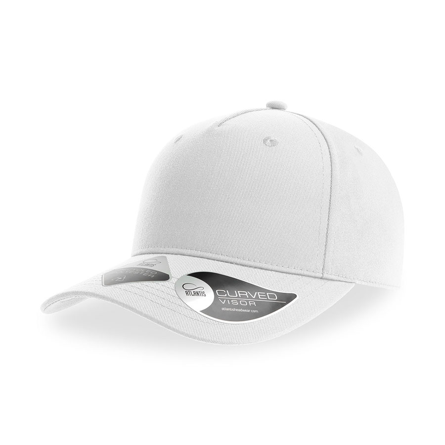 Бейсболка FIJI, 5 клиньев, застежка на липучке (#FFFFFF;, 58)