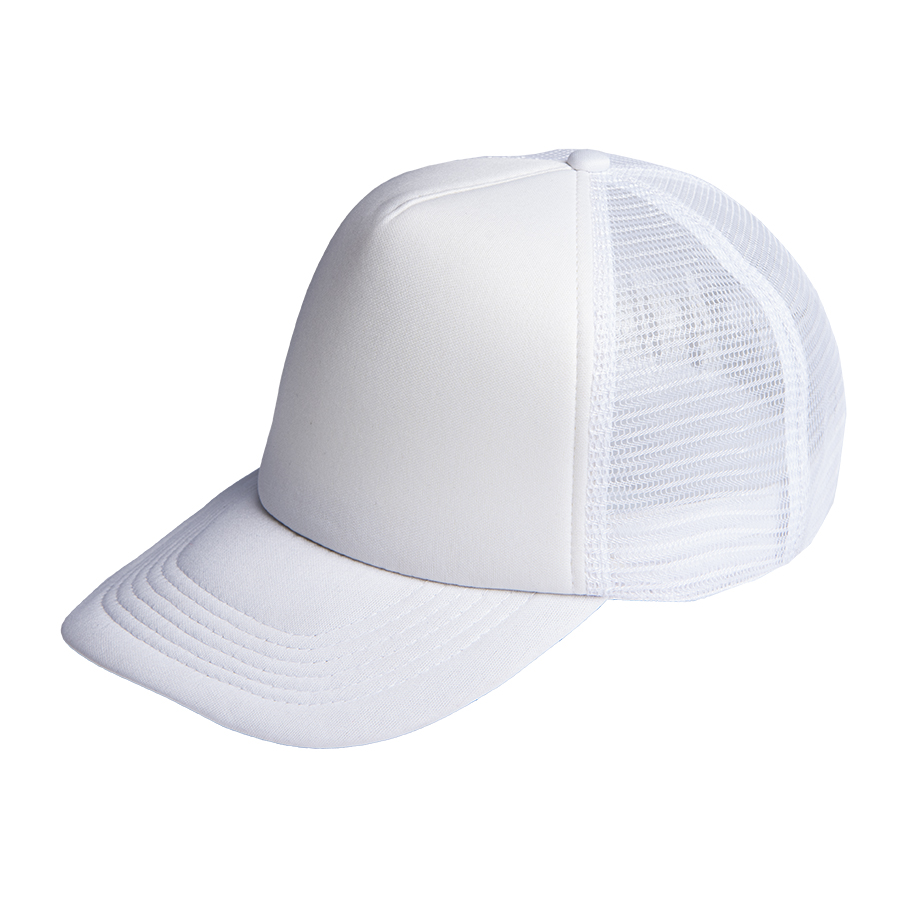 Бейсболка FLICK, 5 клиньев, пластиковая застежка (#FFFFFF;, 58 см)
