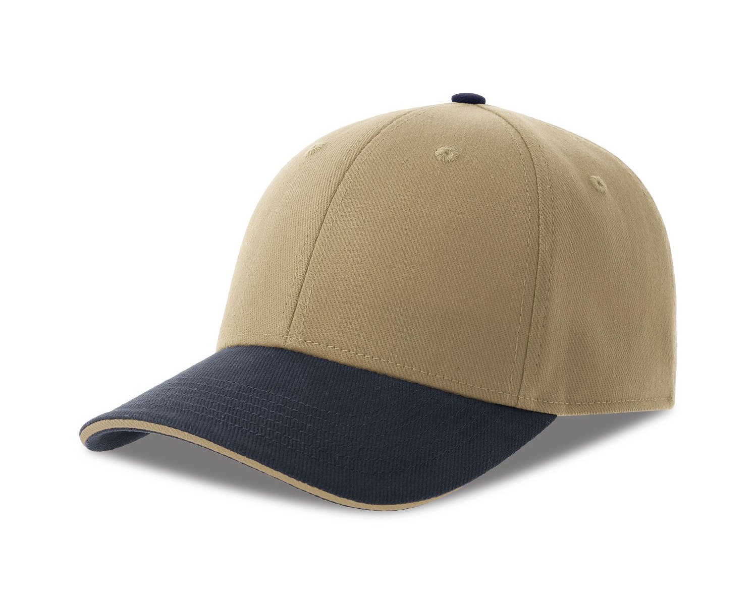 Бейсболка LIBERTY SANDWICH-S 270, 6 клиньев, металлическая застежка (#6c6c43;, 58,5 см)