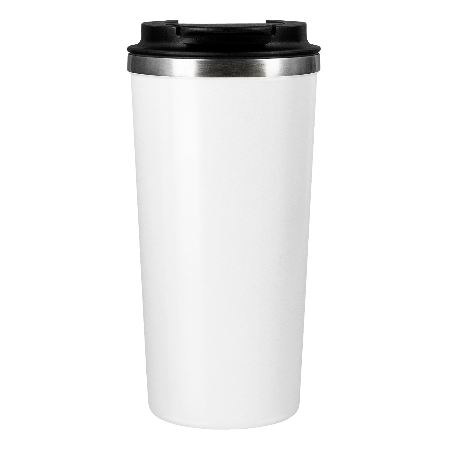 Термокружка вакуумная Palermo, белая, гладкое покрытие