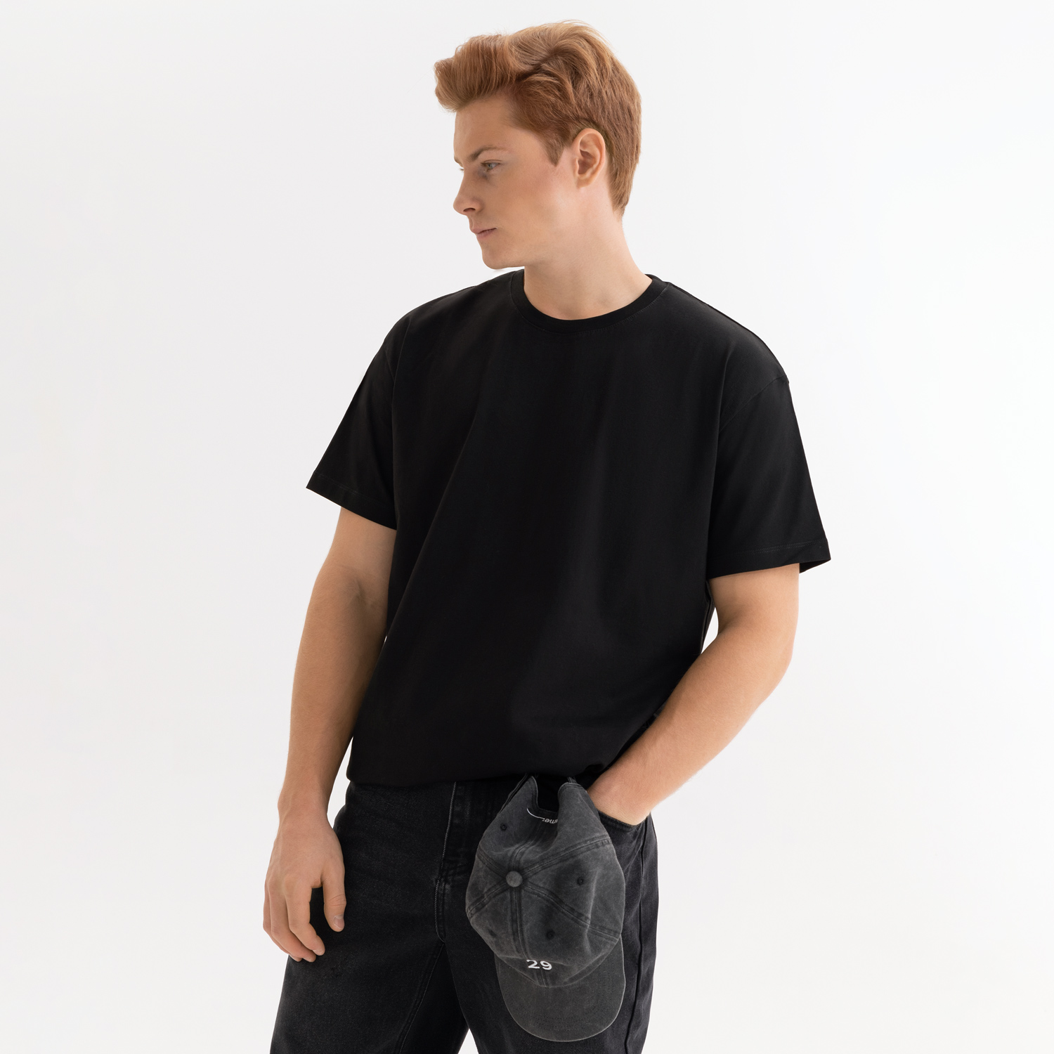 Футболка унисекс KRIS, 150 гр., черная