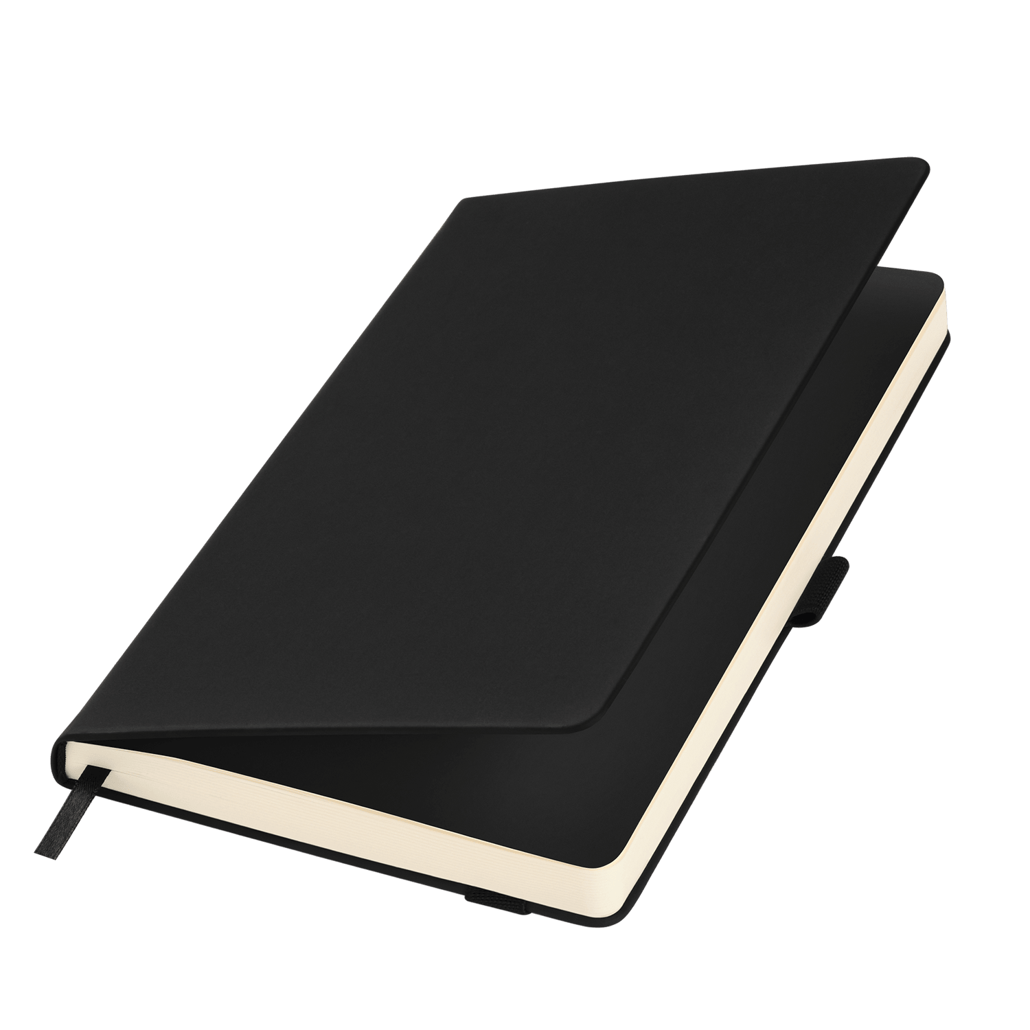 Ежедневник Alpha недатированный, черный/черный