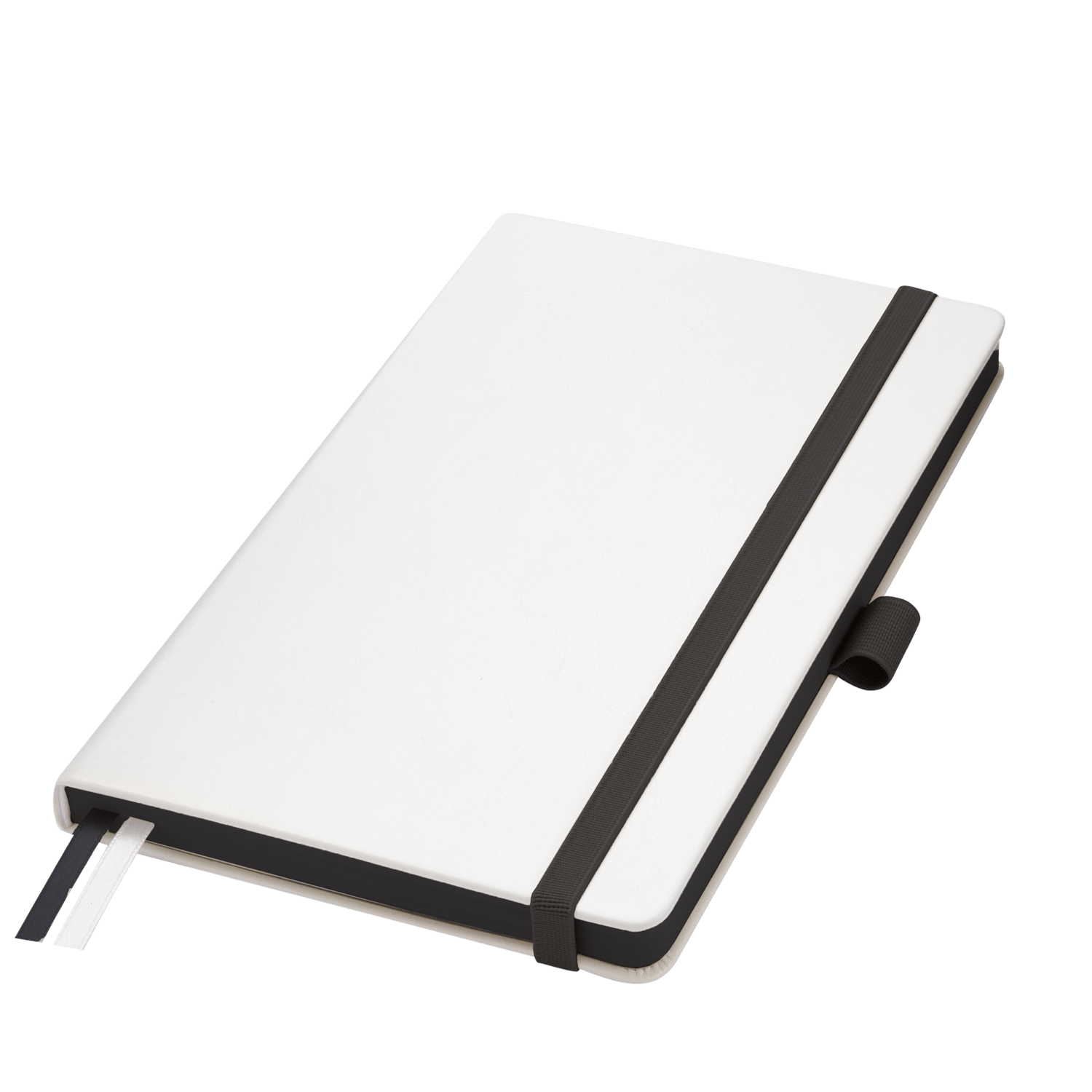 Ежедневник Arctic недатированный, белый/черный