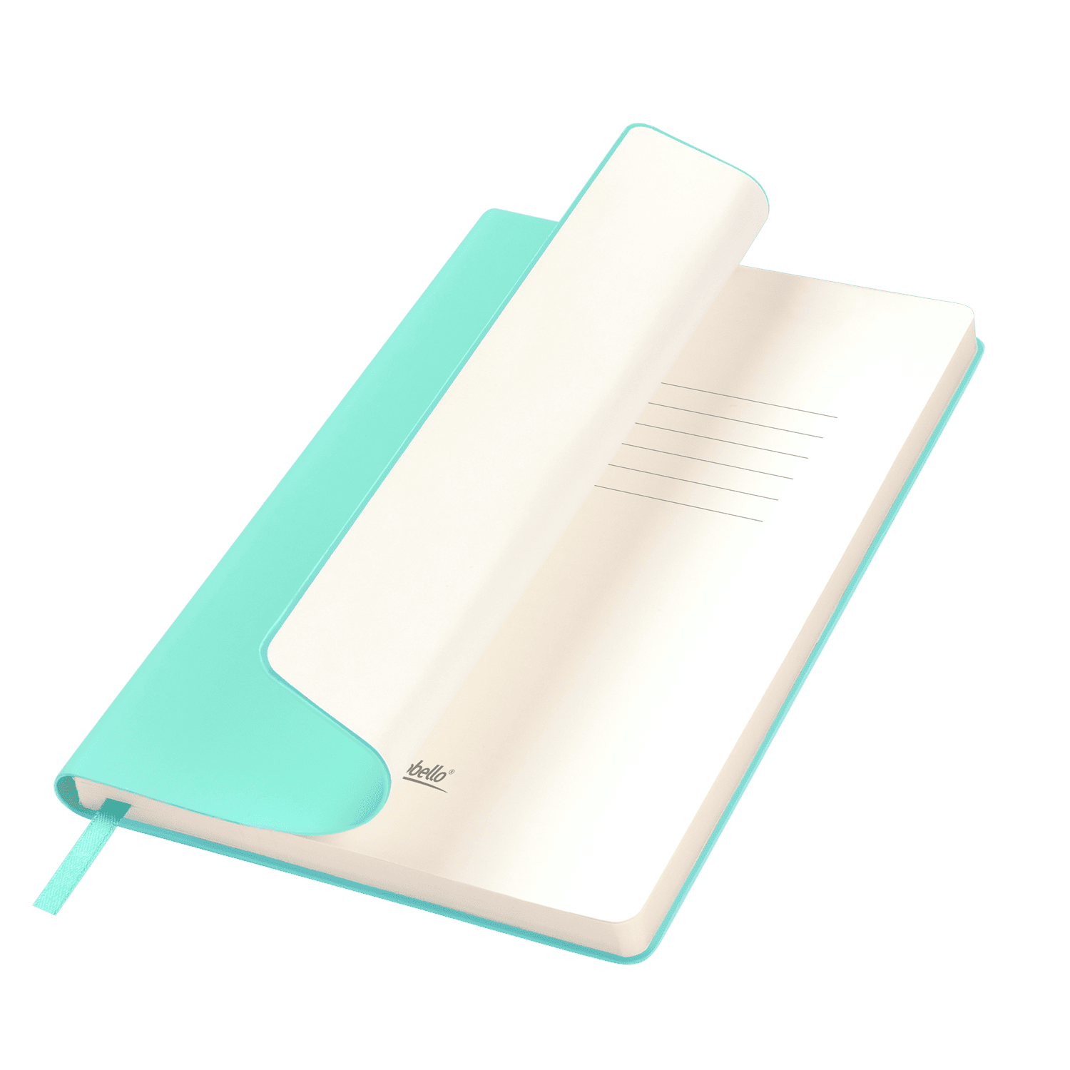 Ежедневник Spark недатированный, мятный (с упаковкой, со стикерами)