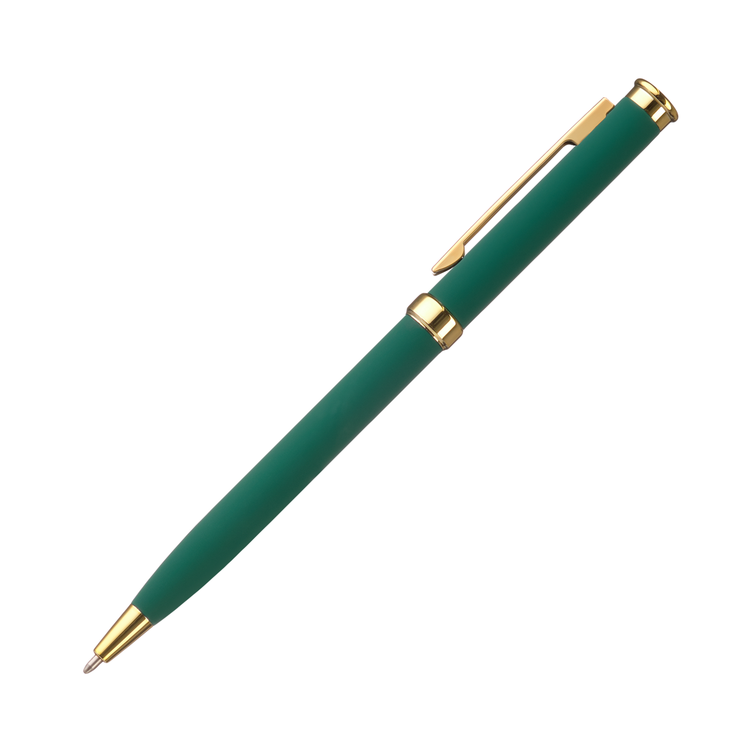 Шариковая ручка Benua, зеленая/позолота