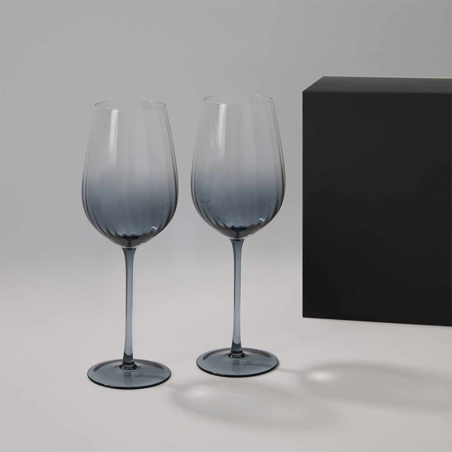 Подарочный набор 2 бокала для вина Mancera в черной коробке