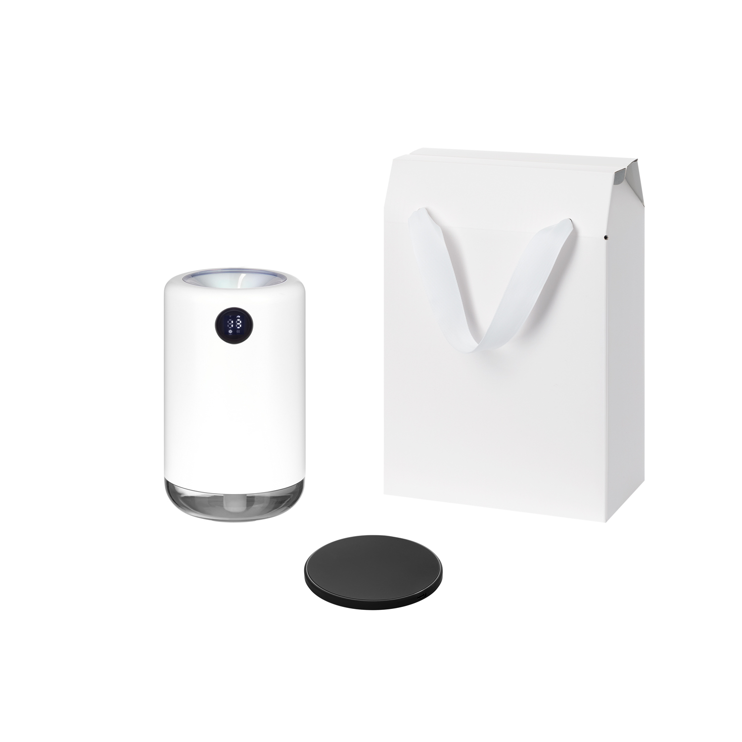 Подарочный набор Bliss, Auris, черный (увлажнитель воздуха, зарядное устройство)