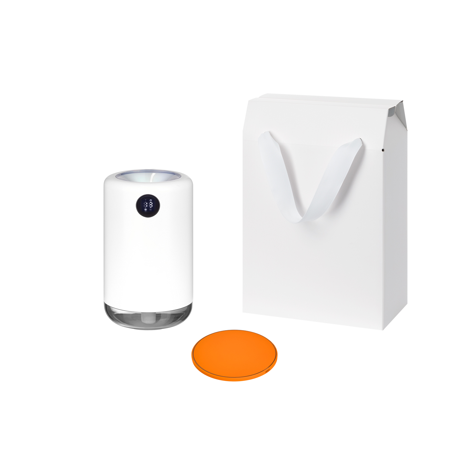 Подарочный набор Bliss, Auris, оранжевый (увлажнитель воздуха, зарядное устройство)