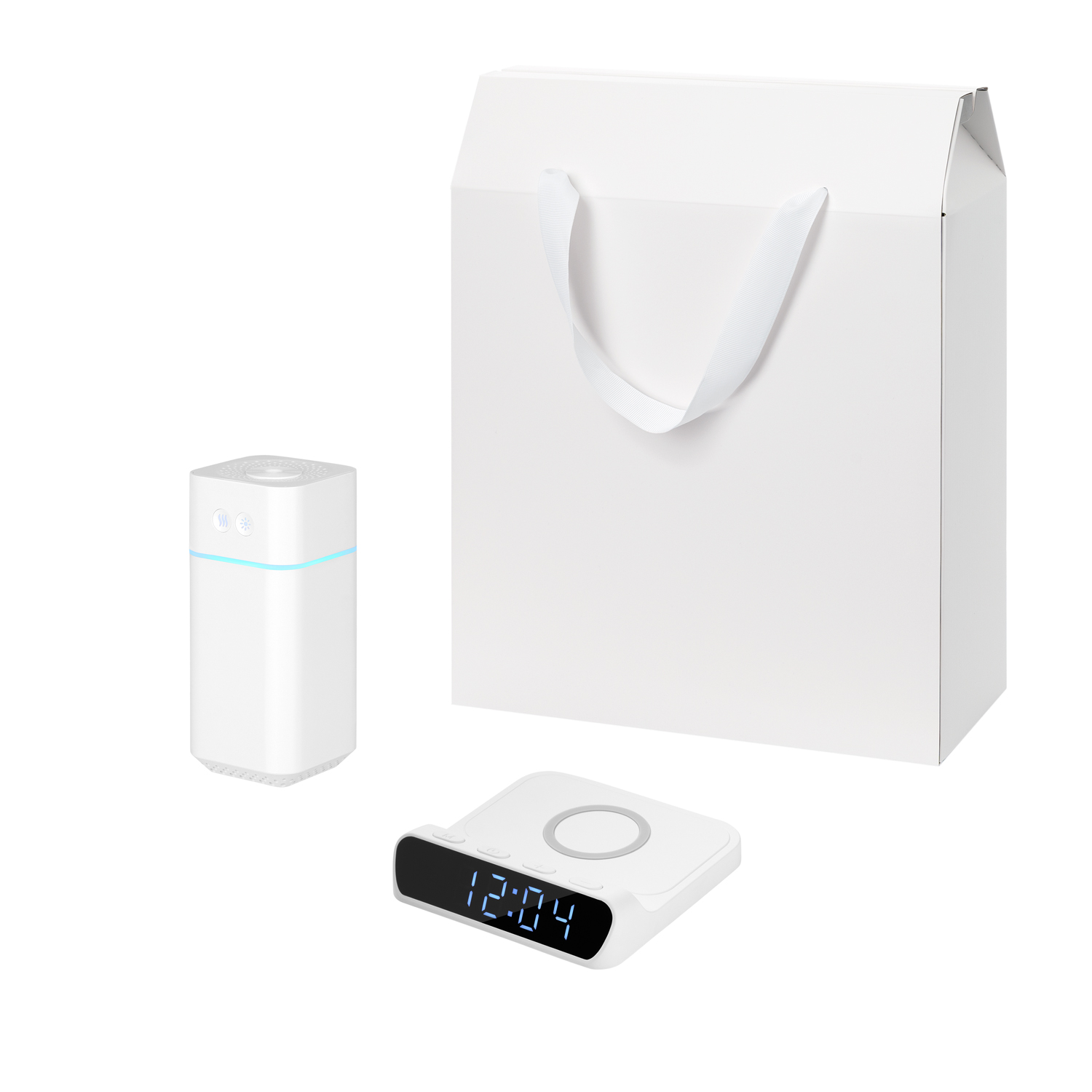Подарочный набор Cloud NEO, Rigel, белый (увлажнитель воздуха, зарядное устройство)