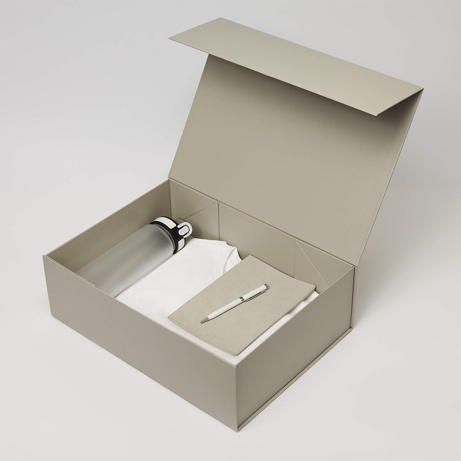 Набор с одеждой RUST NEO (футболка, бутылка, ежедневник, ручка), белый, XS/S