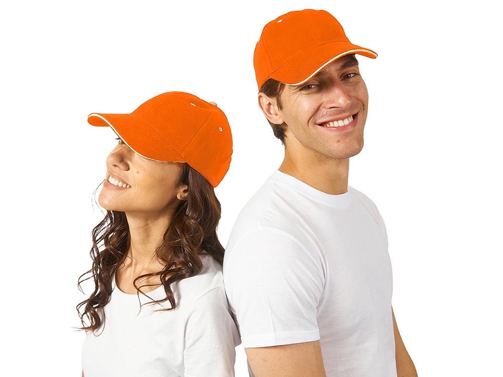 оранжевый/белый