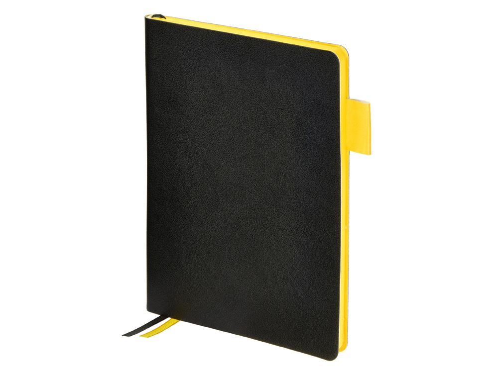 черный с желтым обрезом