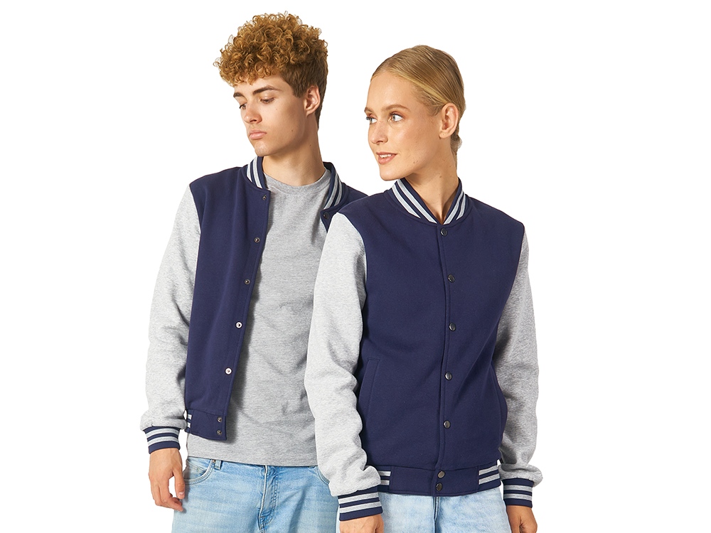 темно-синий/серый меланж