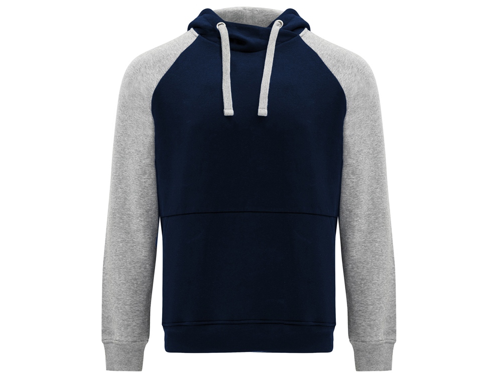 серый меланж/синий нэйви