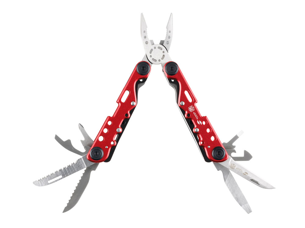 красный, серебристый