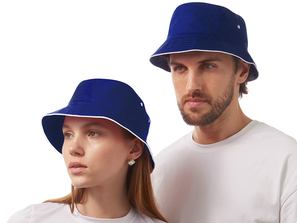 классический синий, белый