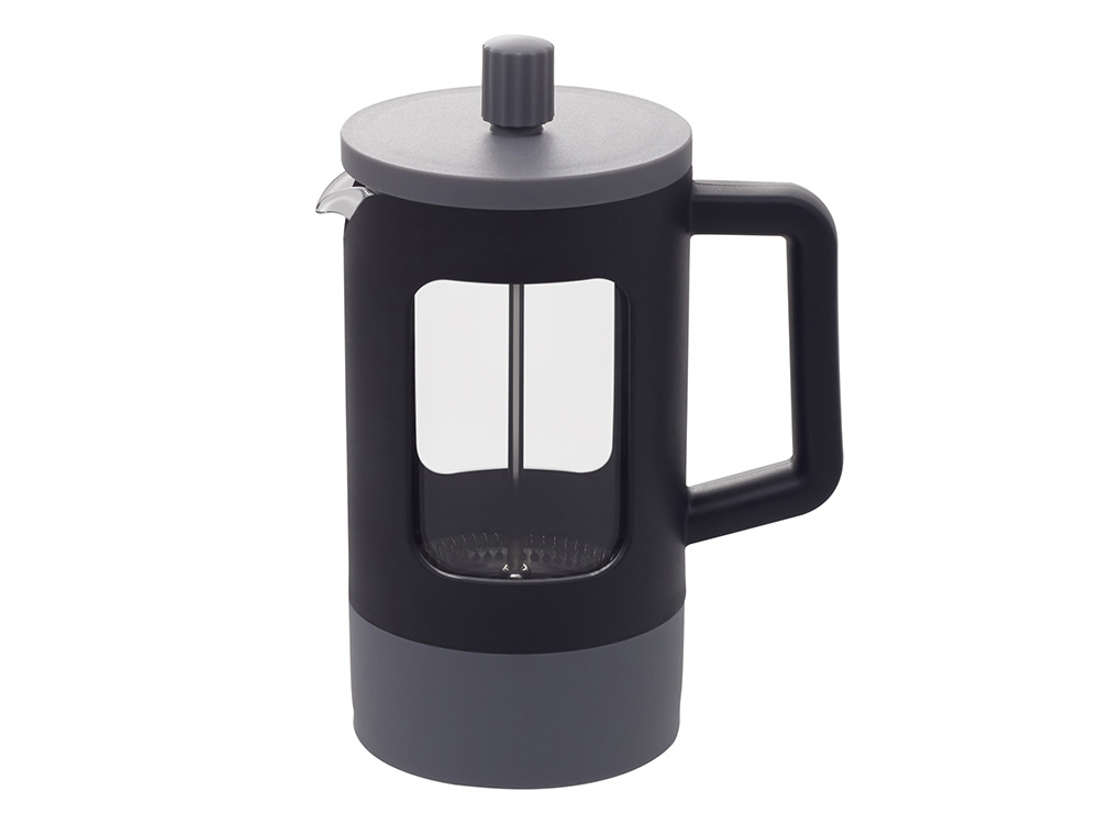 Френч-пресс Double Tone, черный-серый