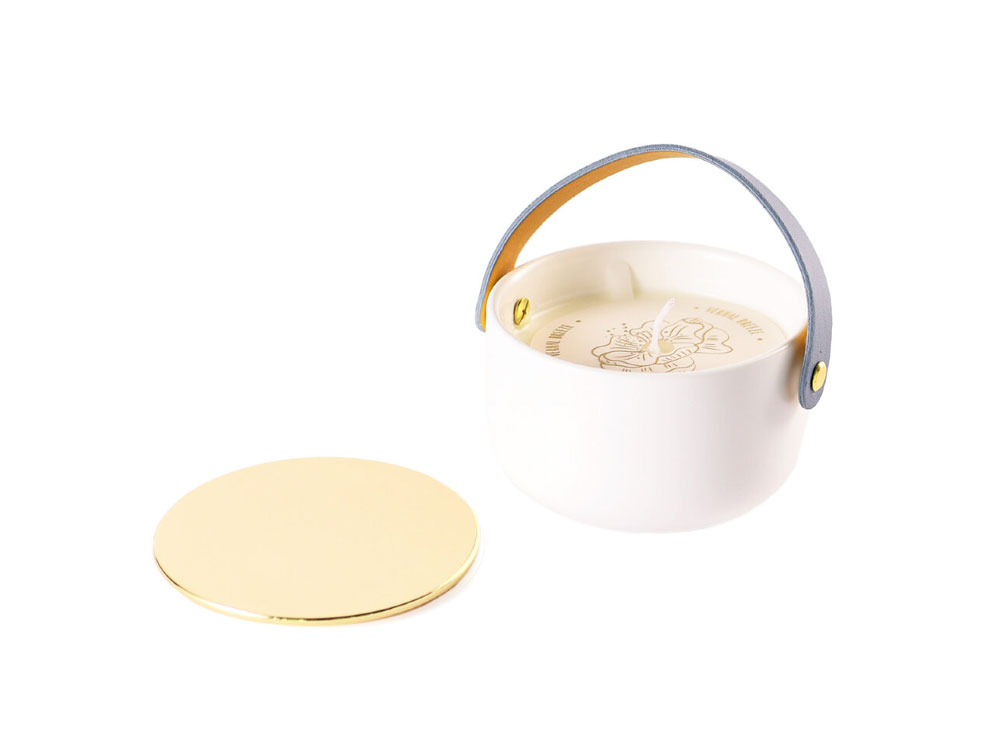 белый/голубой