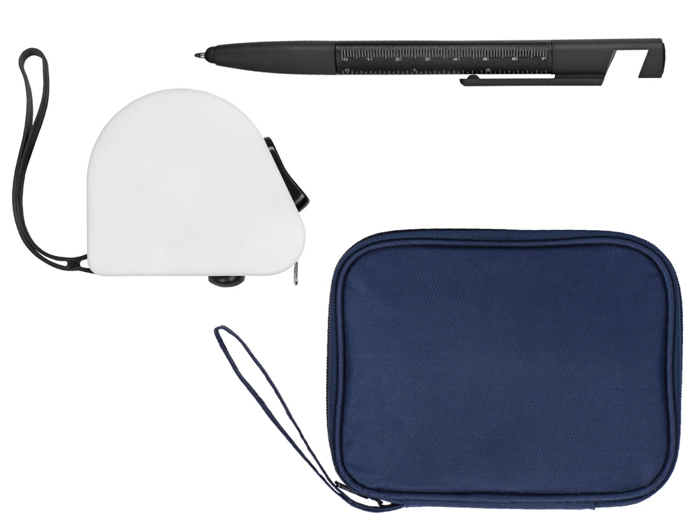 темно-синий, белый, черный